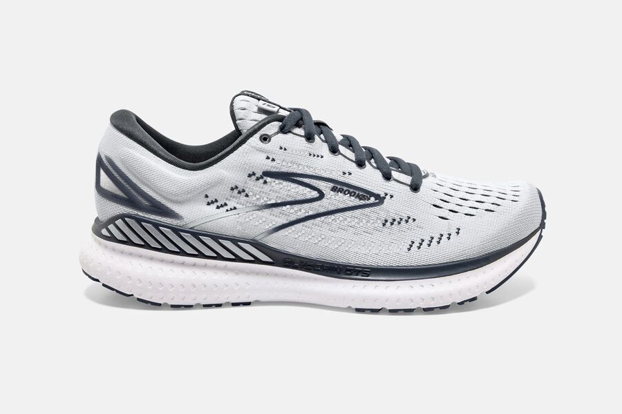 Brooks Glycerin Gts 19 Road Löparskor Dam - Vita/Grå - 2796-SZPWK